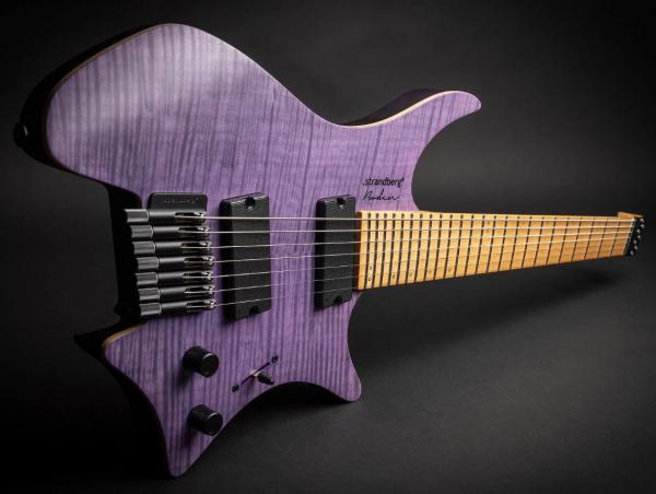 Guitare électrique multi-scale Strandberg Boden Standard NX 7 - translucent purple
