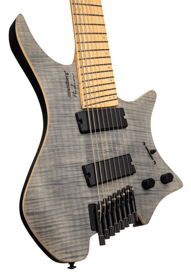 Strandberg Boden Standard Nx 8c Multiscale 2h Ht Mn - Charcoal - Guitare Électrique Multi-scale - Variation 3