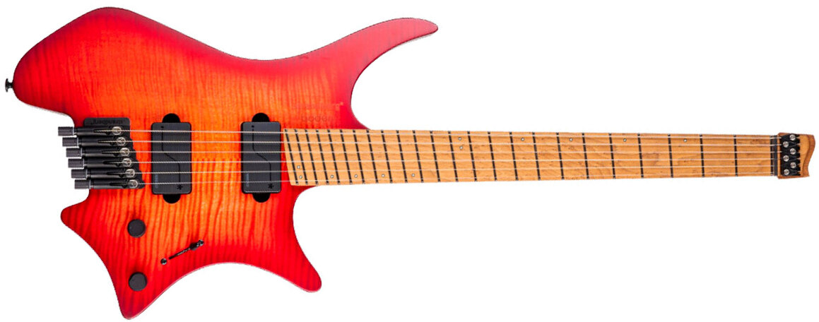 Strandberg Boden Original N2.6 6c 2h Fishman Fluence Ht Mn - Sunset Coral Burst Satin - Guitare Électrique Multi-scale - Main picture