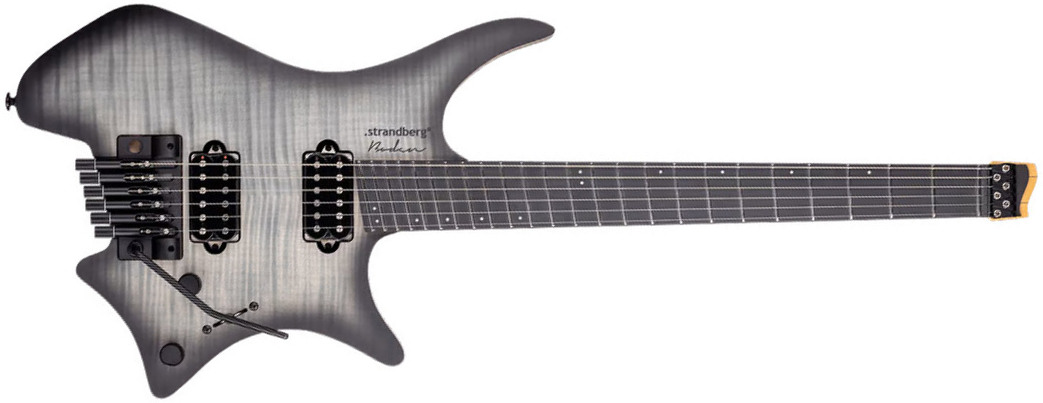 Strandberg Boden Prog Nx 6c Multiscale 2h Ht Ric - Charcoal Black - Guitare Électrique Multi-scale - Main picture