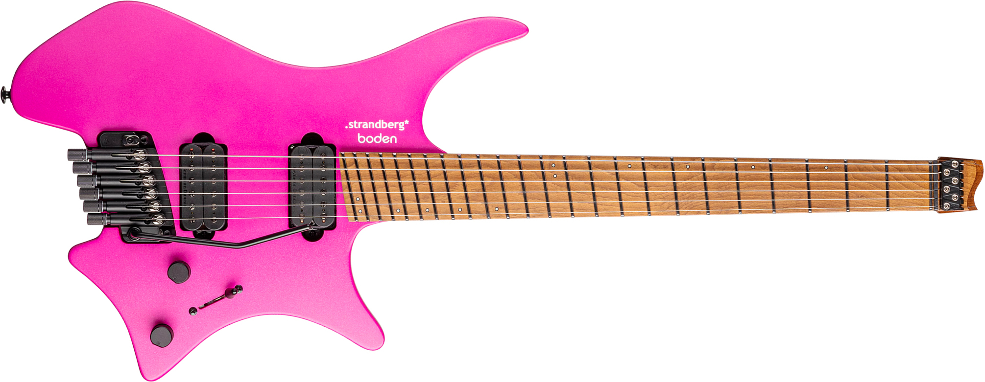 Strandberg Boden Standard N2.6t 6c 2h Trem Mn - Electric Fuschia Metallic - Guitare Électrique Multi-scale - Main picture