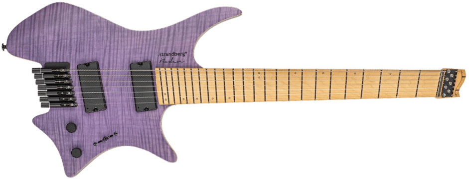 Strandberg Boden Standard Nx 7c Multiscale 2h Ht Mn - Translucent Purple - Guitare Électrique Multi-scale - Main picture