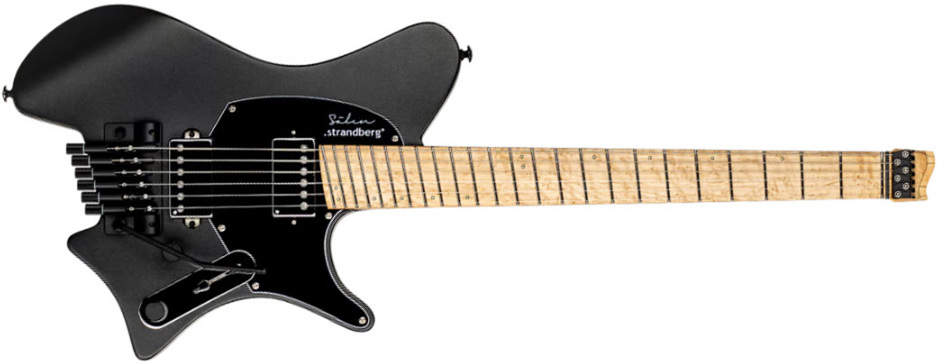 Strandberg Salen Classic Nx 6 Tremolo Multiscale 2h Trem Mn - Black Granite - Guitare Électrique Multi-scale - Main picture