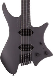 Guitare électrique multi-scale Strandberg Boden Metal NX 6 - Black granite