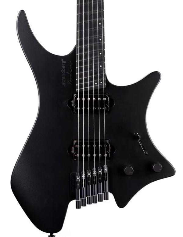Guitare électrique multi-scale Strandberg Boden Metal NX 6 - Black Granite