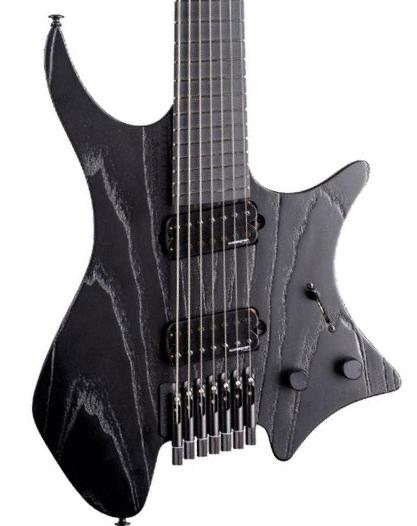 Guitare électrique multi-scale Strandberg Boden Singularity NX7 7-String - Pitch black
