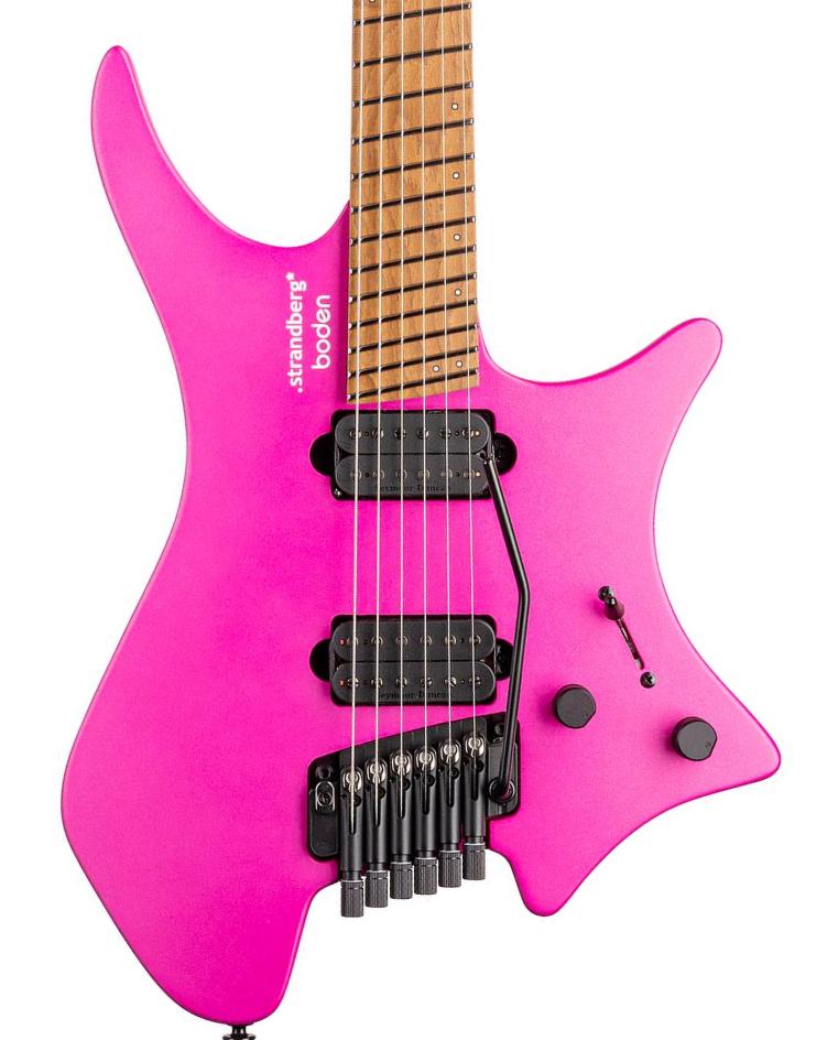Guitare électrique multi-scale Strandberg Boden Standard N2.6T - Electric Fuschia Metallic