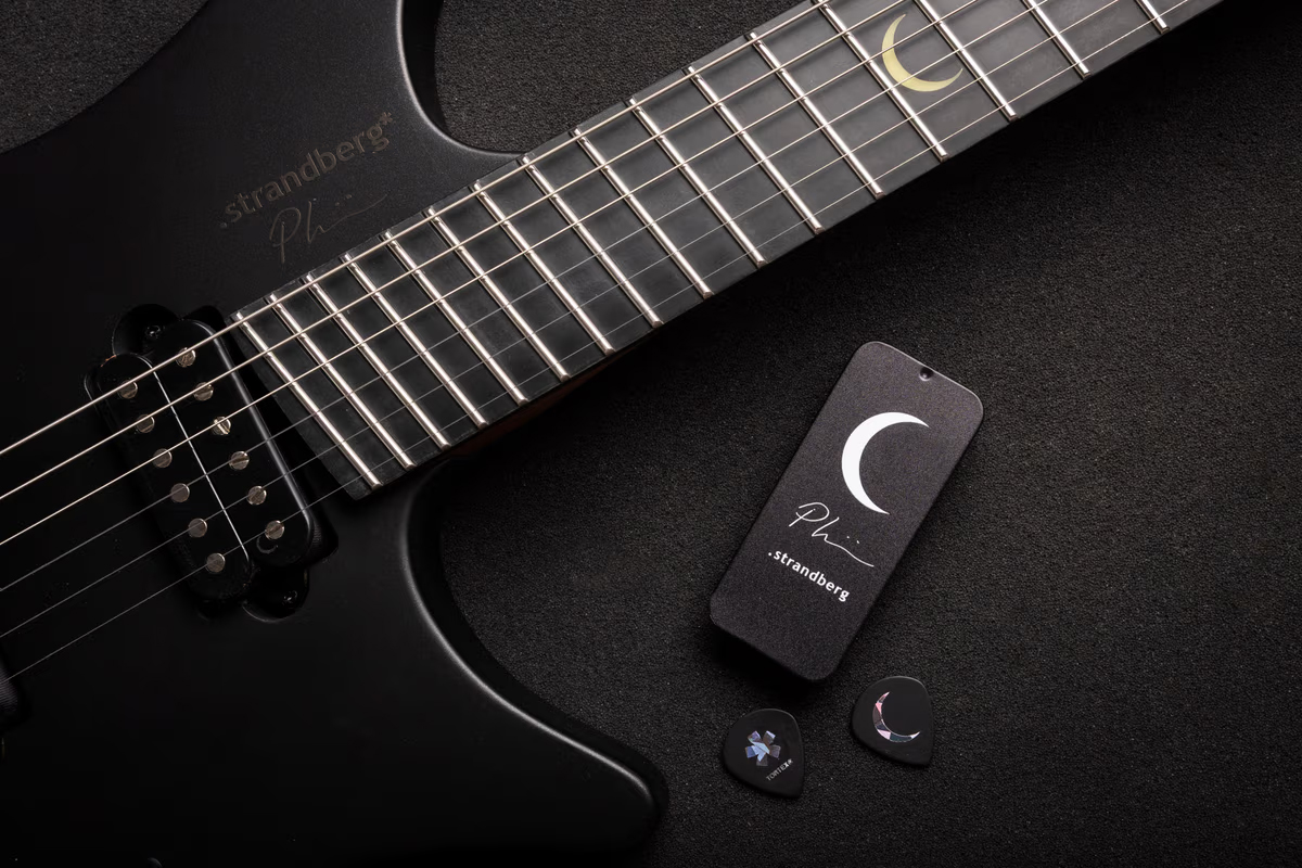 Strandberg Plini Edition Boden N2.6t 2h Fishman Fluence Trem Ebo - Black Satin Metallic - Guitare Électrique Multi-scale - Variation 5