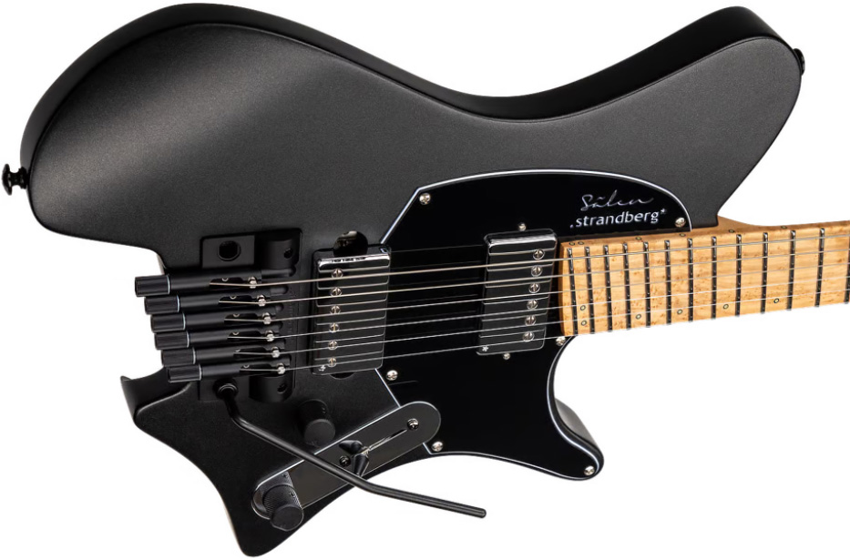 Strandberg Salen Classic Nx 6 Tremolo Multiscale 2h Trem Mn - Black Granite - Guitare Électrique Multi-scale - Variation 3