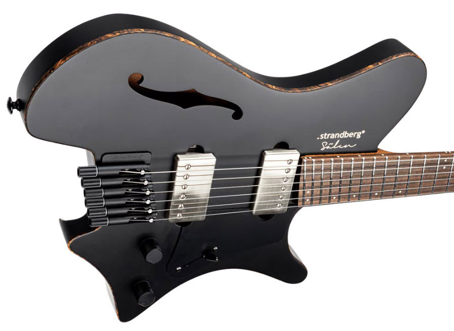 Strandberg Salen Jazz Nx 6c 2h Ht Rw - Black - Guitare Électrique Multi-scale - Variation 4