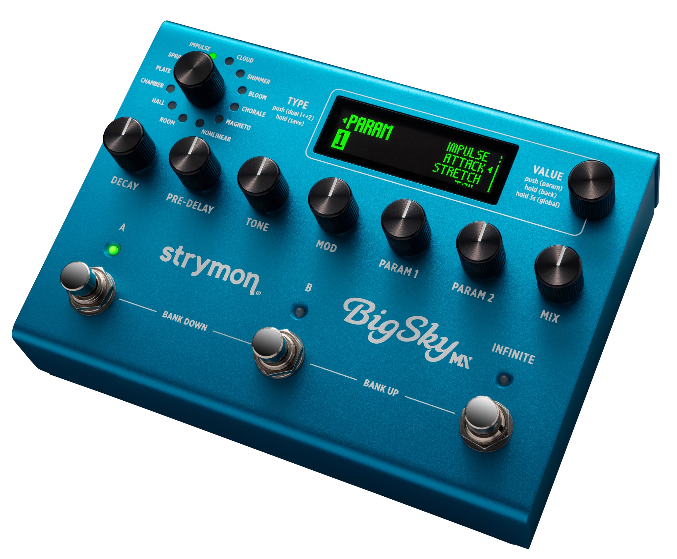Strymon Bigsky Mx - PÉdale Reverb / Delay / Echo - Variation 3