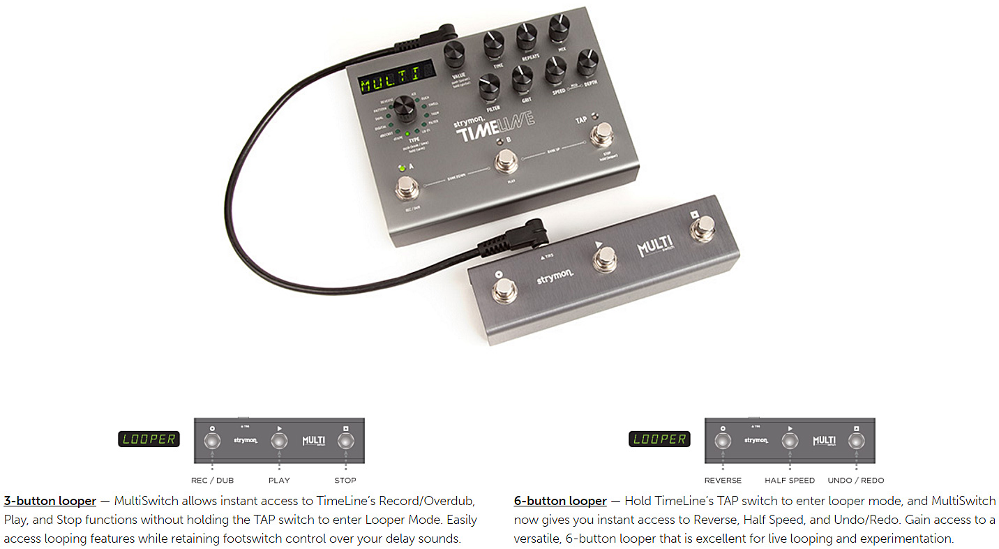 Strymon Multi Switch For Timeline, Bigsky, Mobius - Footswitch & Commande Divers - Variation 3