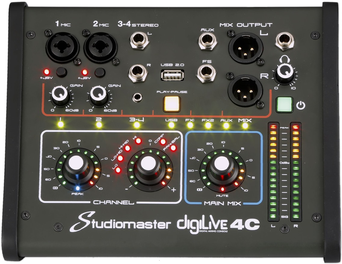 Studiomaster Digilive 4c - Table De Mixage NumÉrique - Main picture
