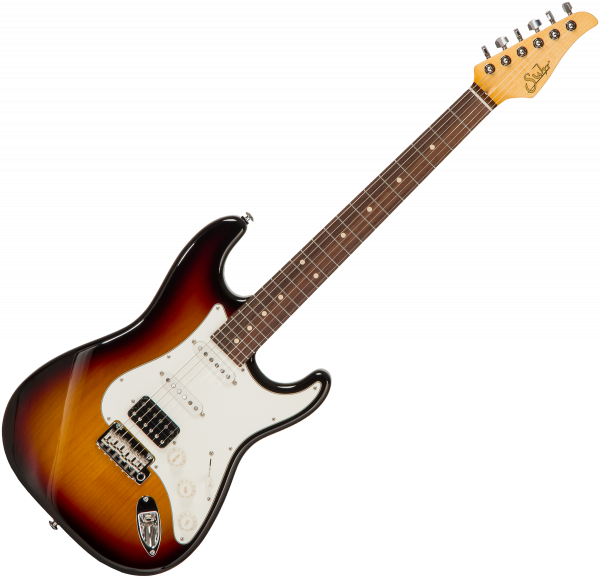 Guitare électrique solid body Suhr                           Classic S 01-CLS-0001 #70248 - 3 tone burst
