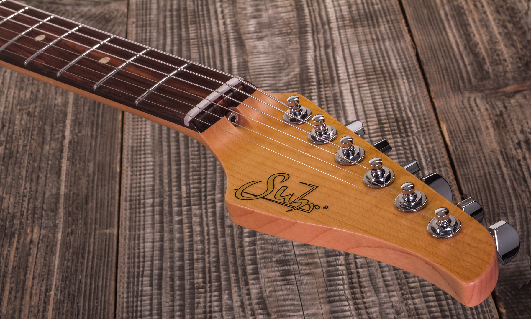 Suhr Classic S Antique 01-csa-0013 Hss Trem Rw - Light Aging Sonic Blue - Guitare Électrique Forme Str - Variation 8