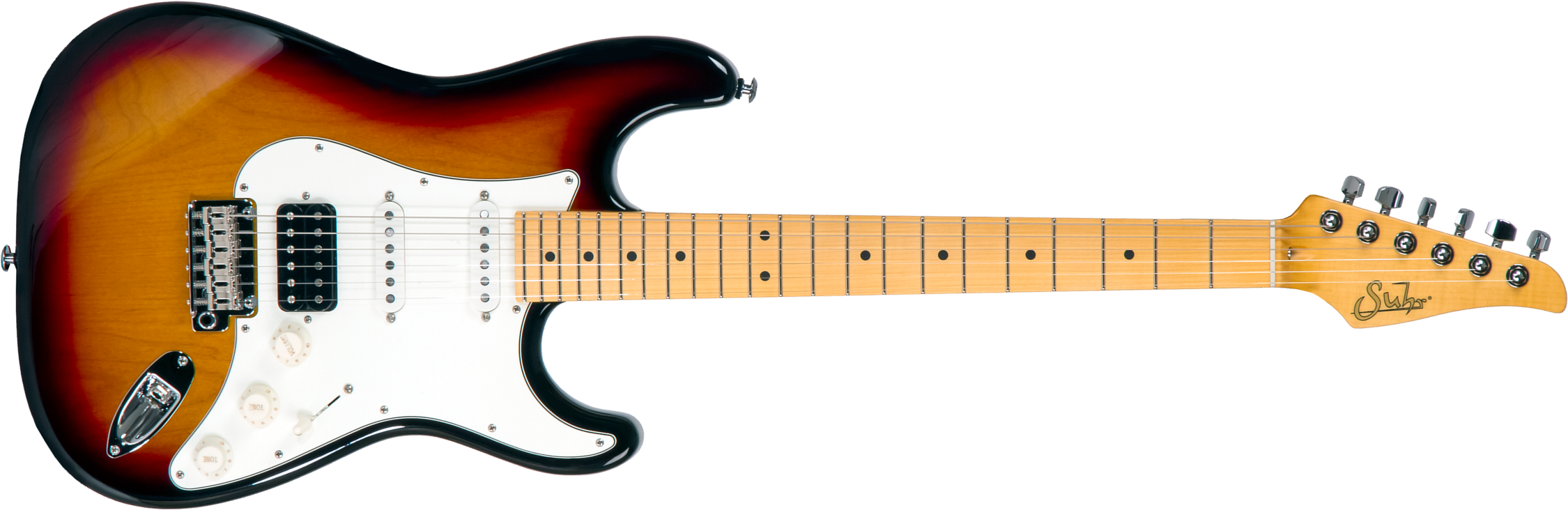 Suhr Classic S 01-cls-0003 Hss Trem Mn #70325 - 3 Tone Burst - Guitare Électrique Forme Str - Main picture