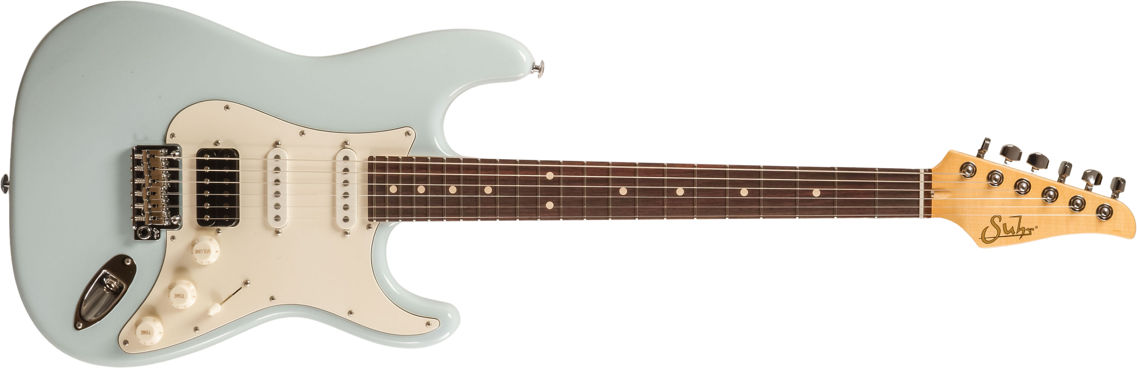 Suhr Classic S 01-cls-0013 Hss Trem Rw - Sonic Blue - Guitare Électrique Forme Str - Main picture