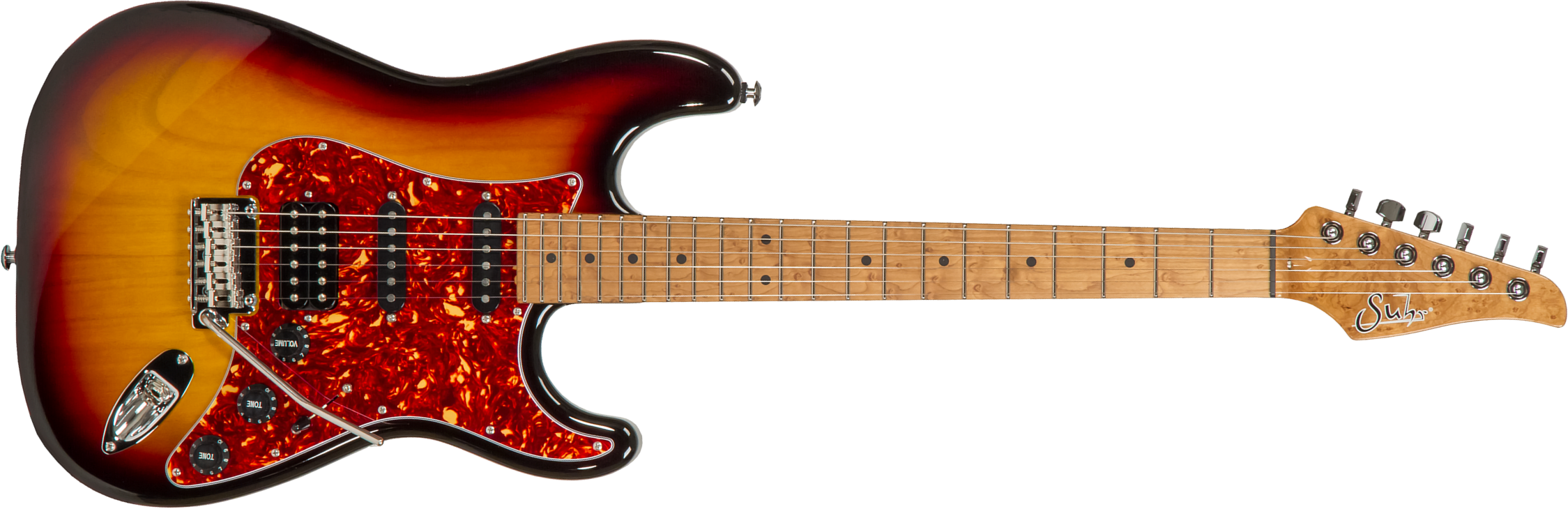 Suhr Classic S Paulownia 01-ltd-0021 Hss Trem Rw #70279 - 3-tone Burst - Guitare Électrique Forme Str - Main picture