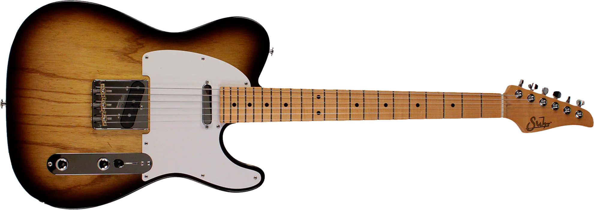 Suhr Classic T Antique 01-cta-0025 2s  Ht Mn - 2 Tone Tobacco Burst - Guitare Électrique Forme Tel - Main picture