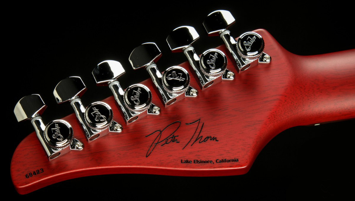 Suhr Pete Thorn Standard 01-sig-0007 Signature 2h Trem Rw - Black - Guitare Électrique Forme Str - Variation 11