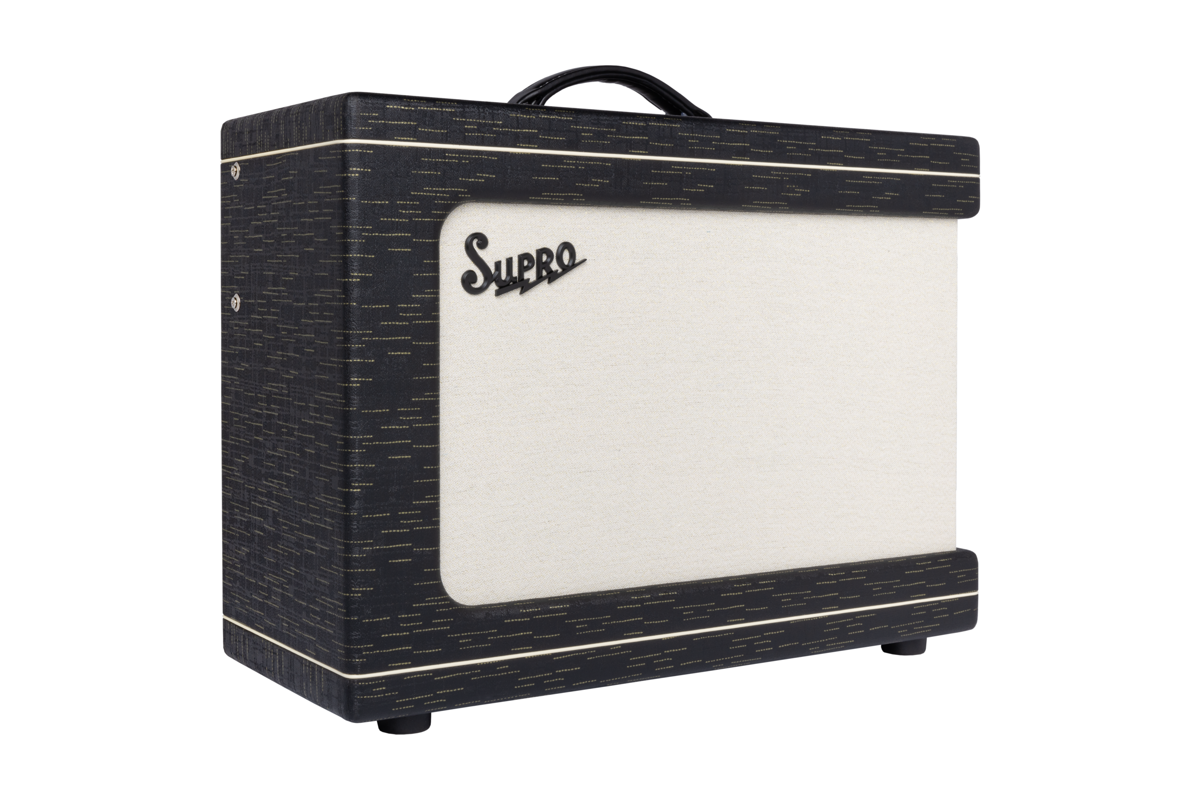 Supro Ambassador Custom Black Gold Scandia 2x10 50w - Ampli Guitare Électrique Combo - Variation 1