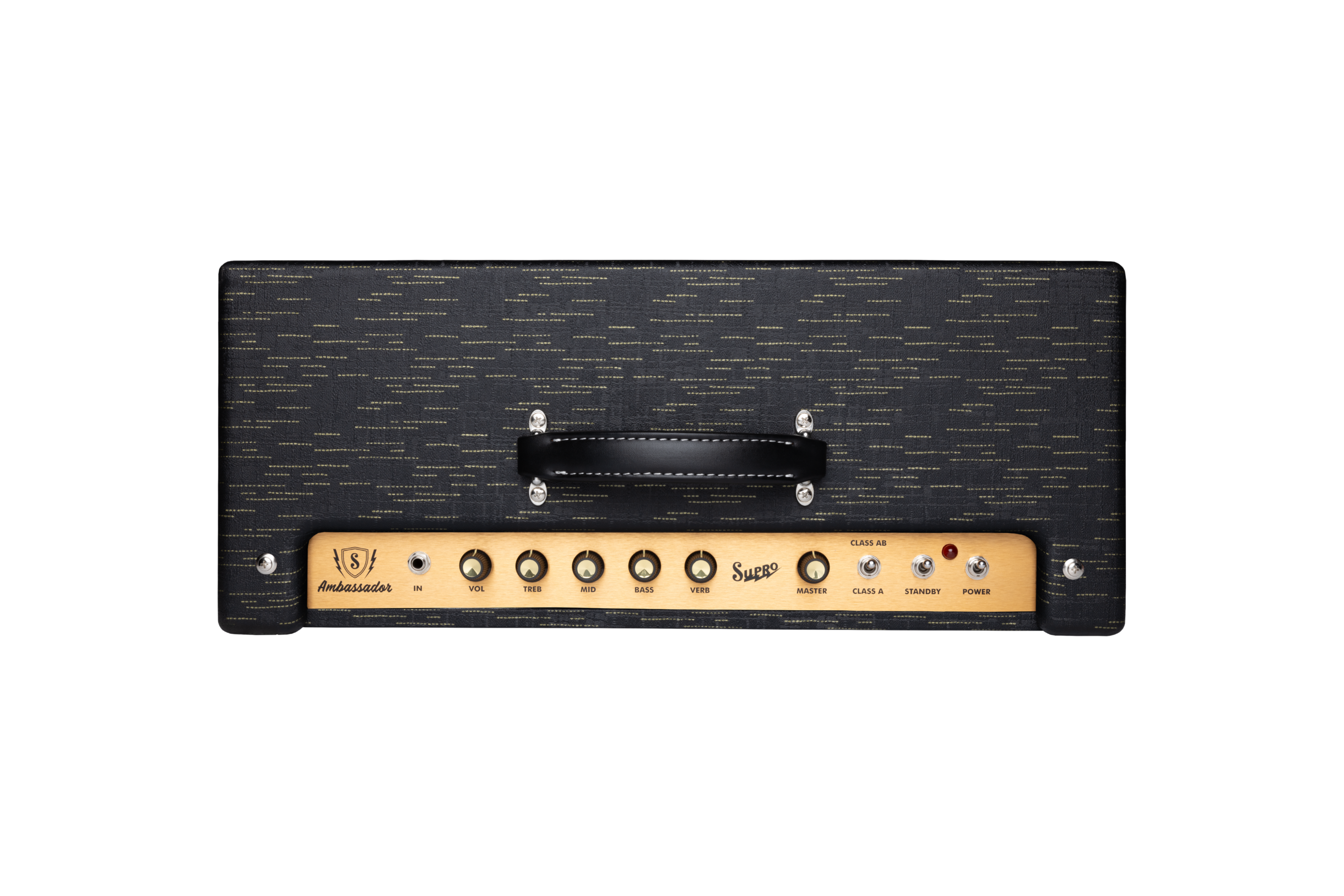 Supro Ambassador Custom Black Gold Scandia 2x10 50w - Ampli Guitare Électrique Combo - Variation 3