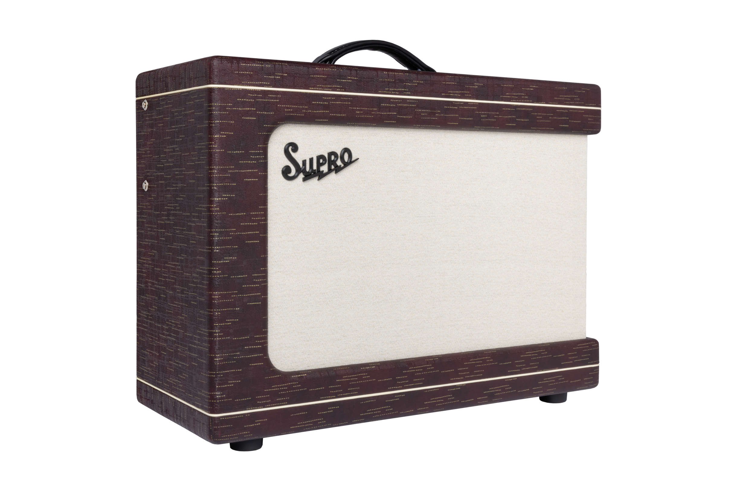 Supro Ambassador Custom Burgundy Gold Scandia 2x10 50w - Ampli Guitare Électrique Combo - Variation 1