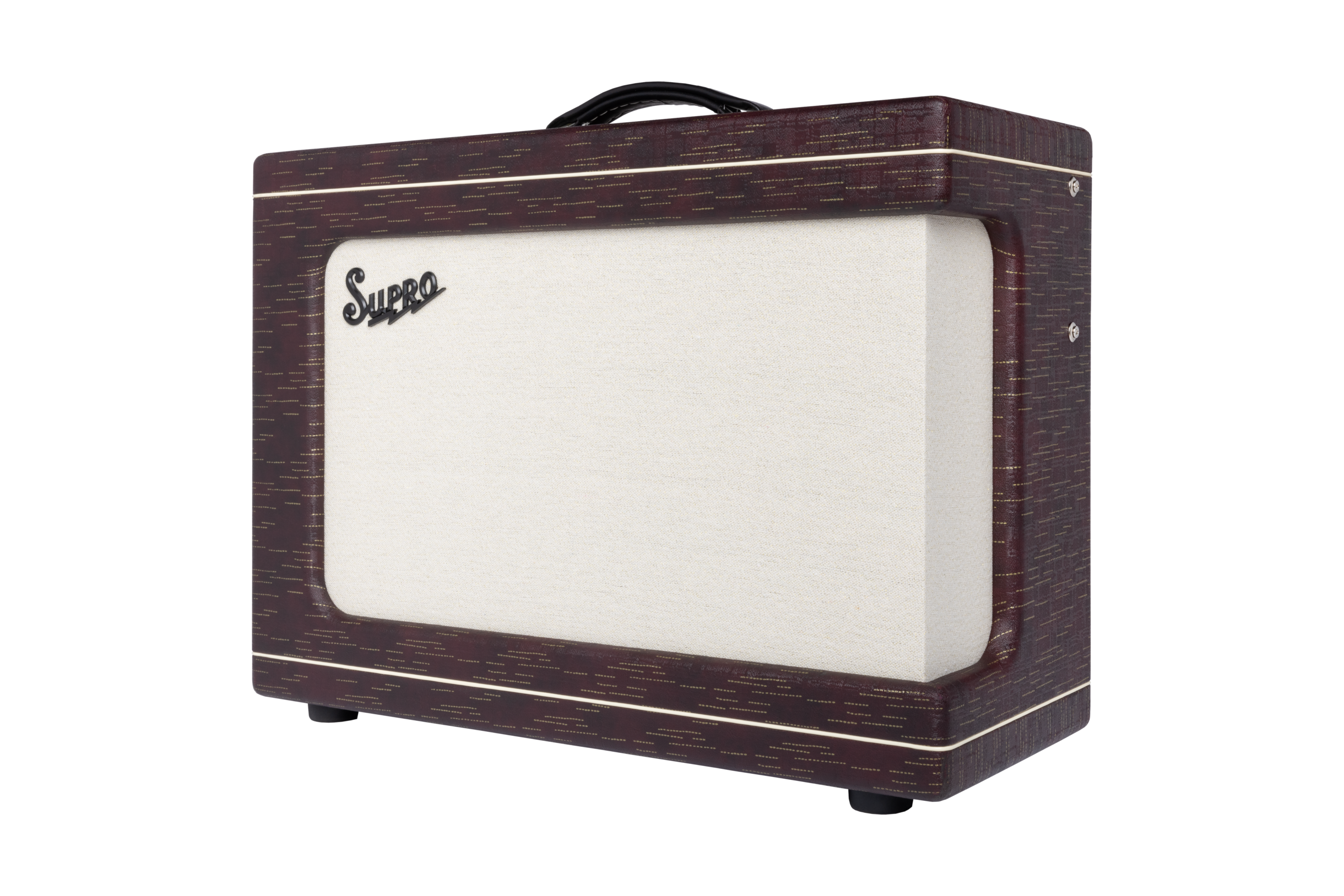 Supro Ambassador Custom Burgundy Gold Scandia 2x10 50w - Ampli Guitare Électrique Combo - Variation 2