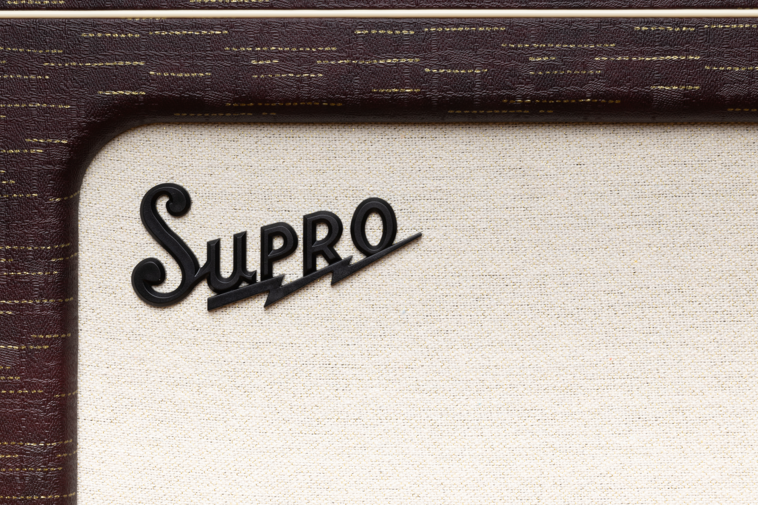 Supro Ambassador Custom Burgundy Gold Scandia 2x10 50w - Ampli Guitare Électrique Combo - Variation 5