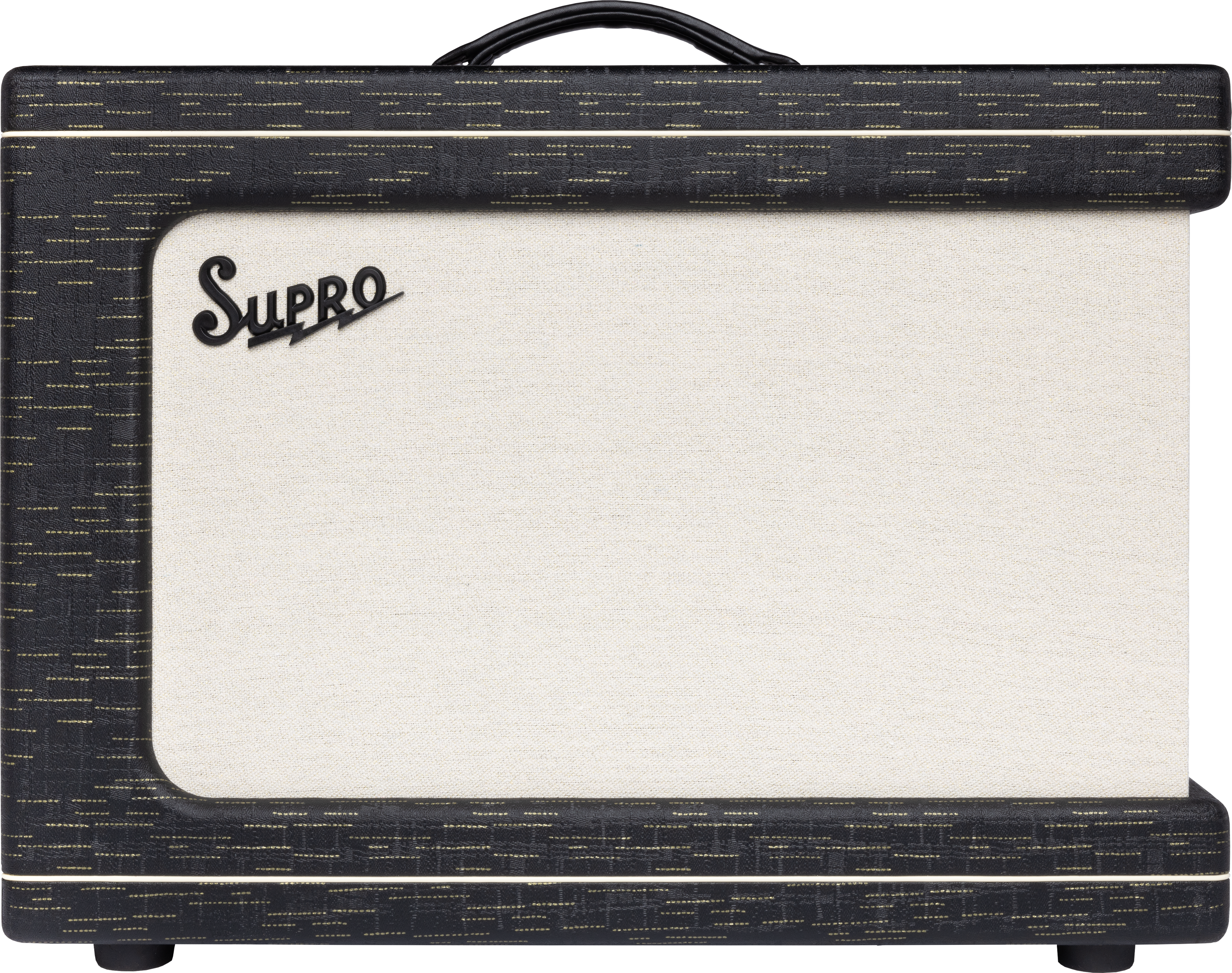 Supro Ambassador Custom Black Gold Scandia 2x10 50w - Ampli Guitare Électrique Combo - Main picture