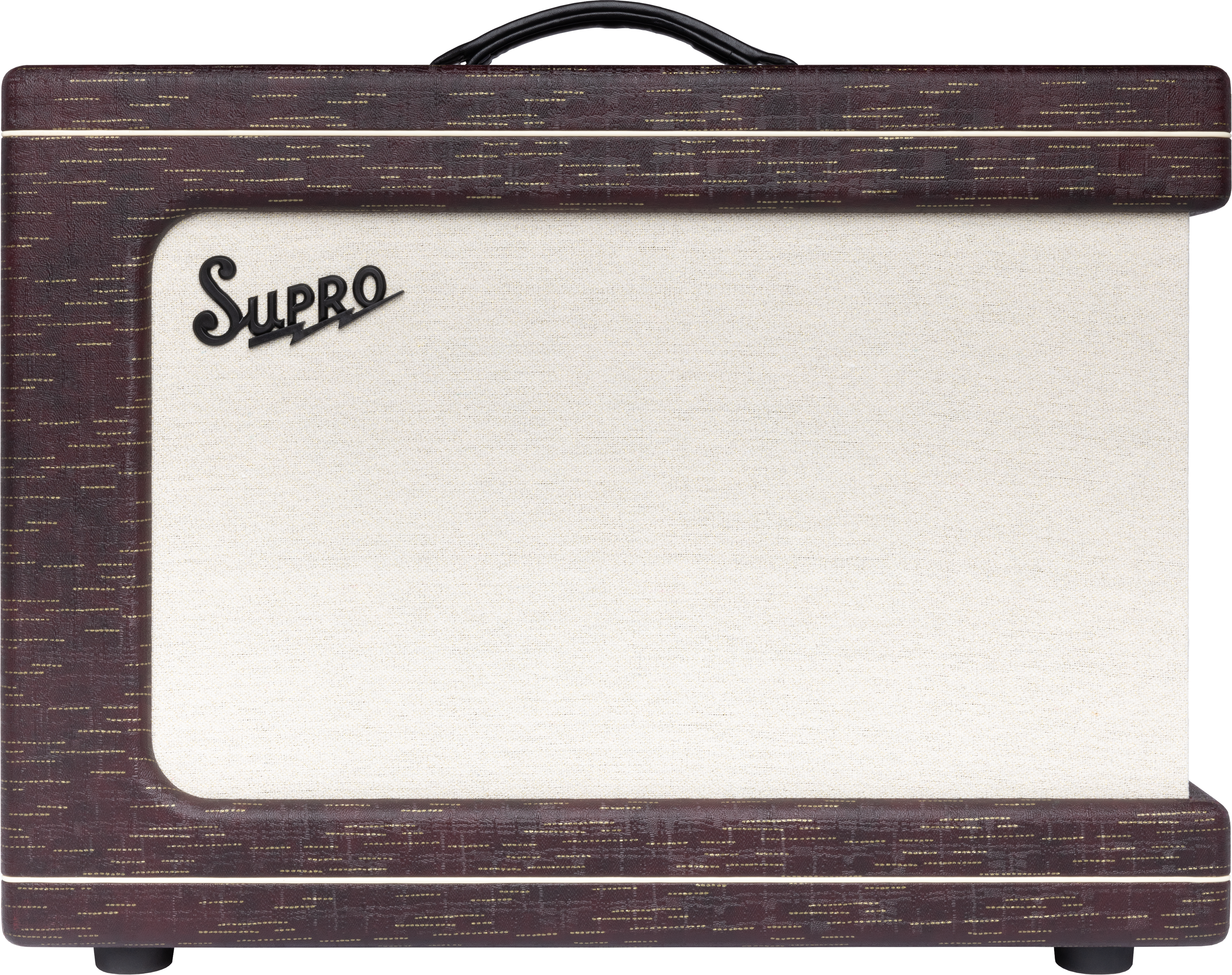 Supro Ambassador Custom Burgundy Gold Scandia 2x10 50w - Ampli Guitare Électrique Combo - Main picture