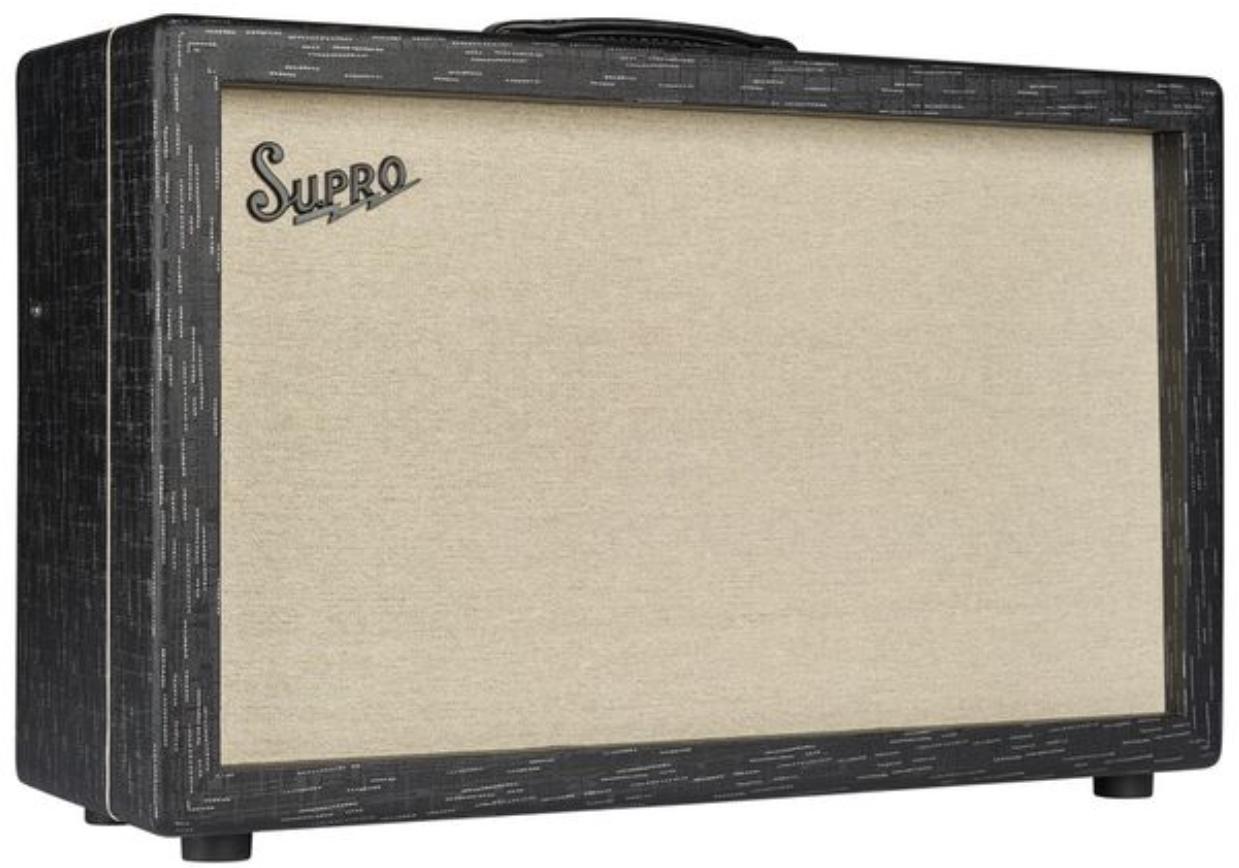Combo ampli guitare électrique Supro Royale 2x12 1933R - Black Scandia