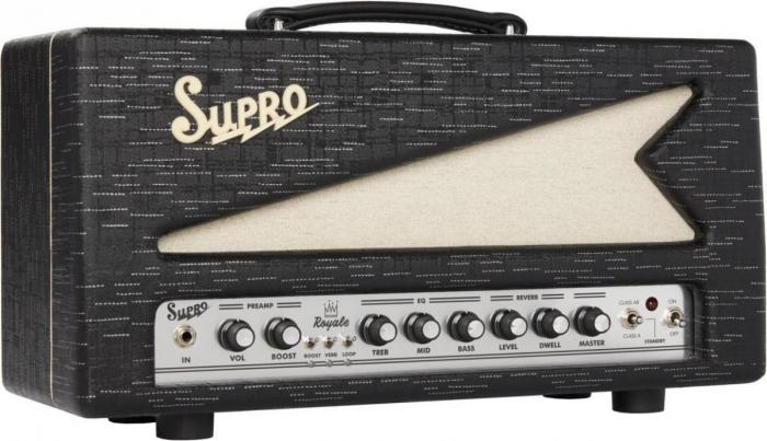 Tête ampli guitare électrique Supro Royale Head - Black Scandia
