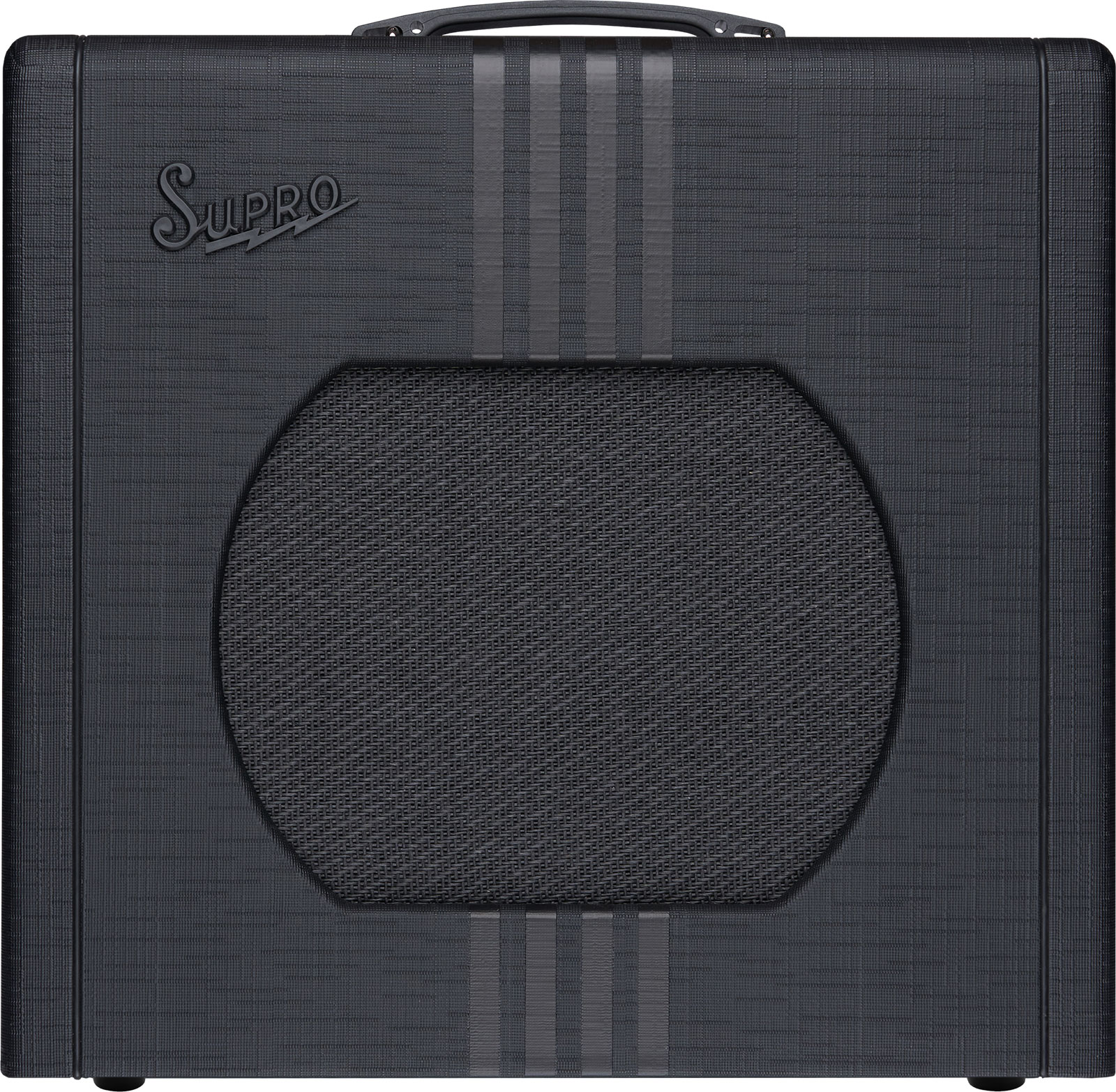 Supro Delta King 12 Combo 15w 1x12 Black/black - Ampli Guitare Électrique Combo - Variation 1