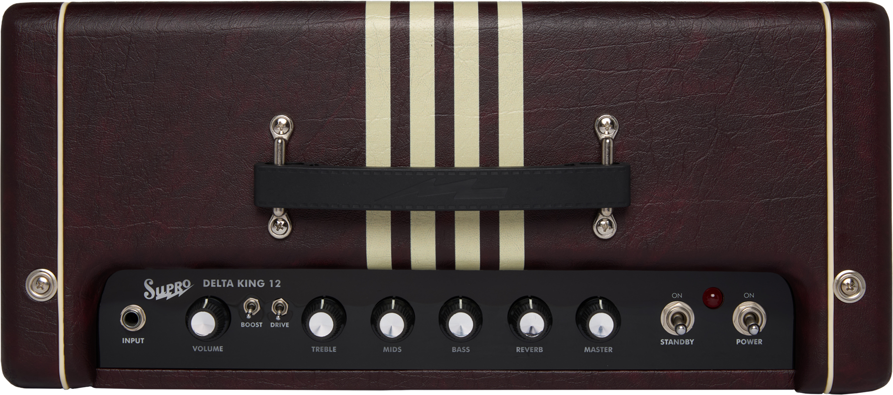 Supro Delta King 12 Combo 15w 1x12 Burgundy/cream - Ampli Guitare Électrique Combo - Variation 2
