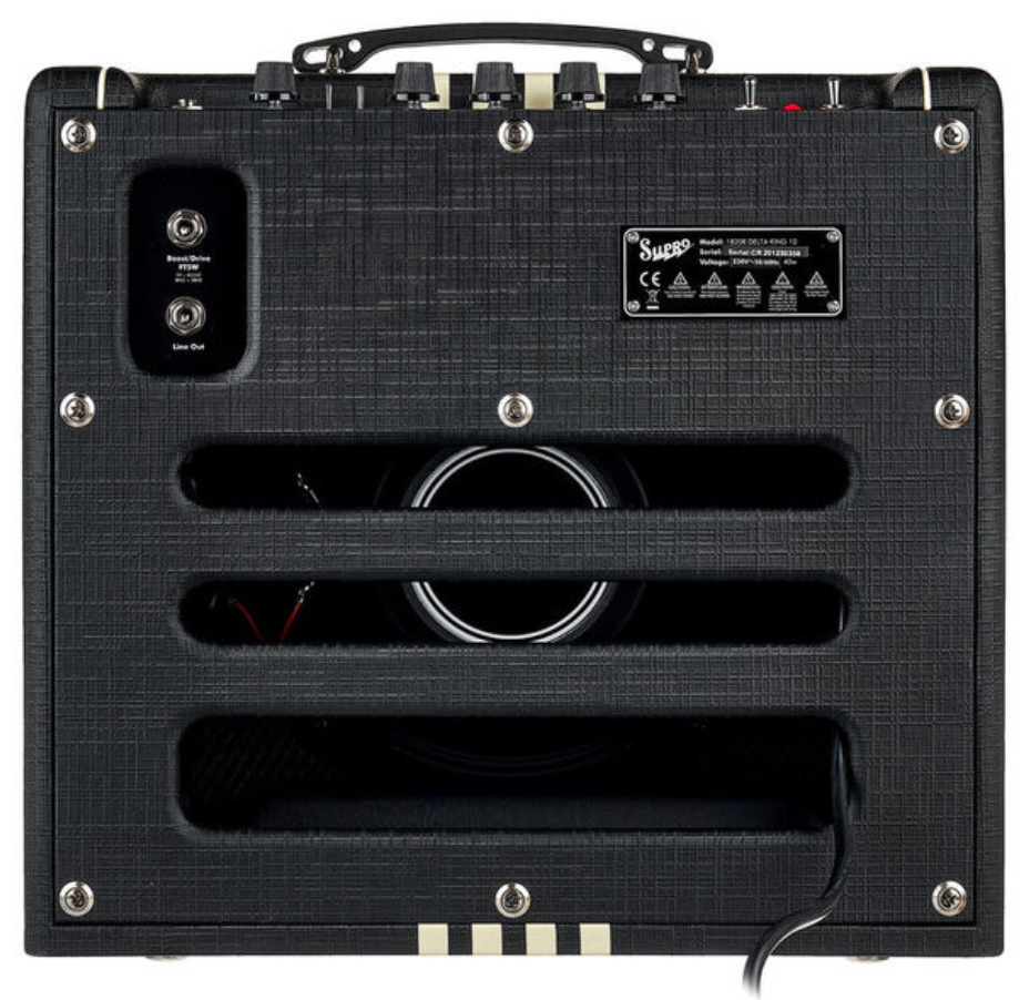 Supro Delta King 10 Combo 5w 1x10 Black/cream - Ampli Guitare Électrique Combo - Variation 1