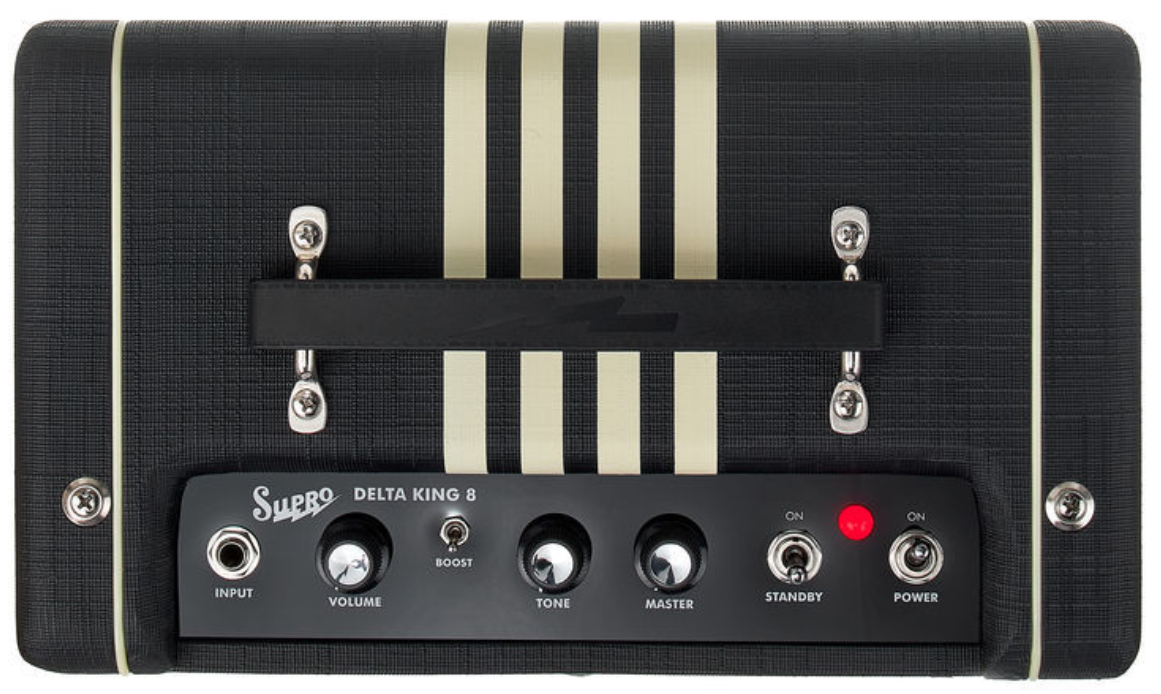 Supro Delta King Combo 8 1w 1x8 Black/cream - Ampli Guitare Électrique Combo - Variation 2