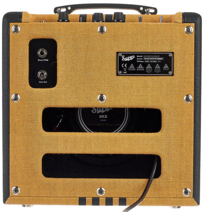 Supro Delta King Combo 8 1w 1x8 Tweed/black - Ampli Guitare Électrique Combo - Variation 1