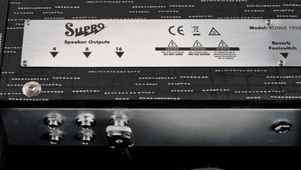 Combo ampli guitare électrique Supro Royale 2x12 1933R - Black Scandia