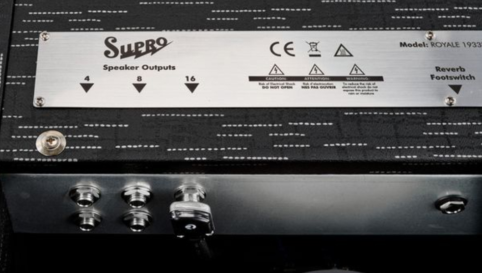 Supro Royale 2x12 1933r 50w 2x12 Black Scandia - Ampli Guitare Électrique Combo - Variation 5