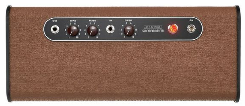 Surfy Industries Surfybear Classic Reverb V2 Brown - PÉdale Reverb / Delay / Echo - Variation 2