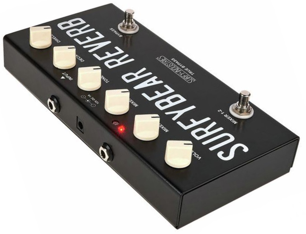 Surfy Industries Surfybear Compact Reverb Black - PÉdale Reverb / Delay / Echo - Variation 2