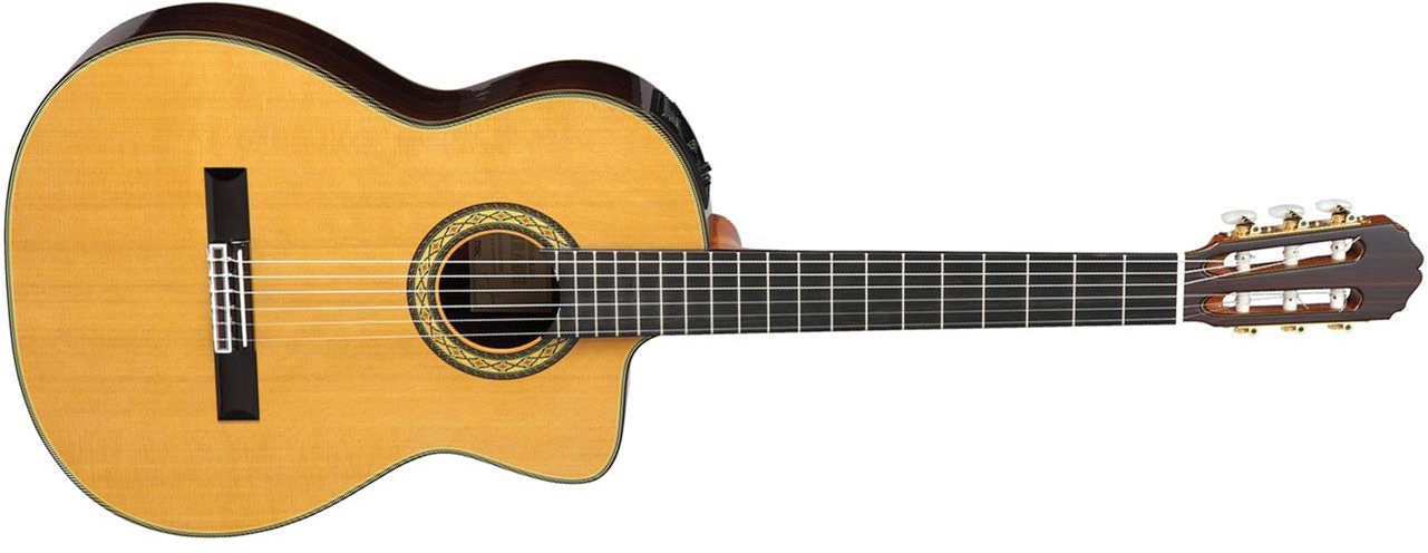 Takamine Eh5c Hirade Jap 4/4 Cw Cedre Palissandre Eb - Natural - Guitare Classique Format 4/4 - Main picture