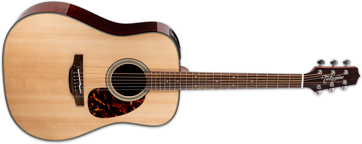 Takamine Ft340bs Ltd Jap Dreadnought Epicea Sapele Rw - Natural - Guitare Electro Acoustique - Main picture