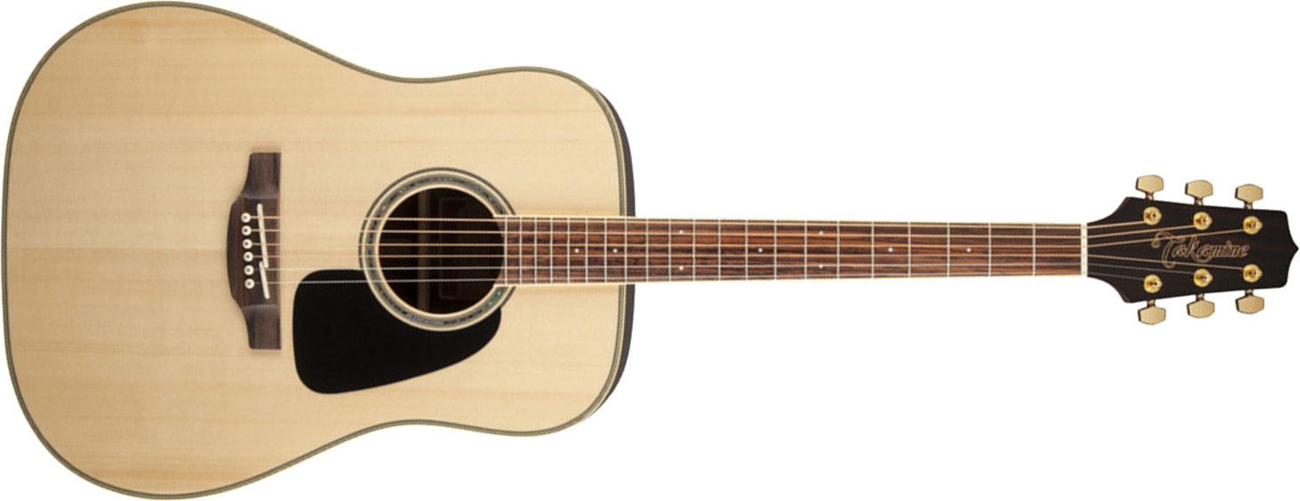 Takamine Gd51-nat Dreadnought Epicea Palissandre - Gloss Natural - Guitare Acoustique - Main picture