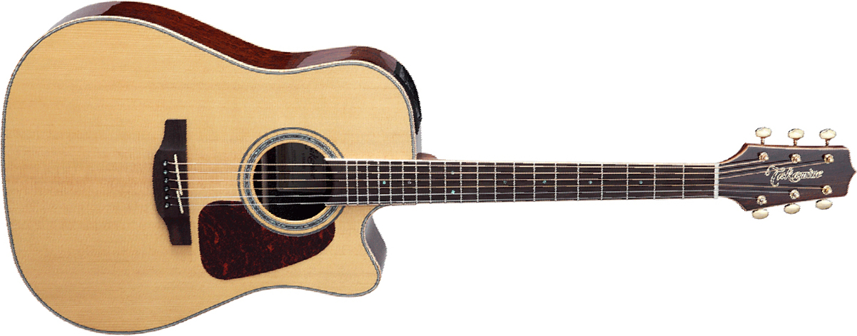 Takamine Gd90ce-mdnat Dreadnought Cw Epicea Palissandre Rw - Natural Gloss - Guitare Folk - Main picture