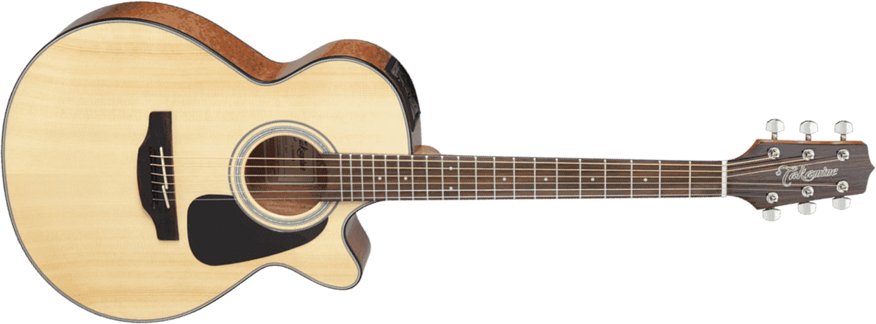 Takamine Gf30ce-nat Grand Concert Cw Epicea Palissandre - Natural Gloss - Guitare Electro Acoustique - Main picture