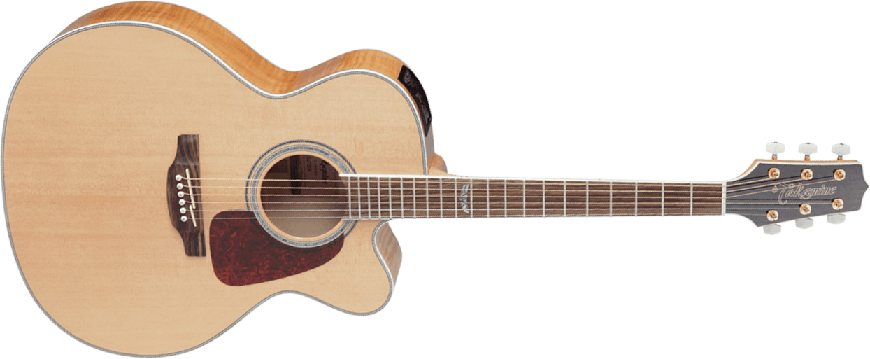 Takamine Gj72ce-nat Jumbo Cw Epicea Erable - Natural - Guitare Electro Acoustique - Main picture