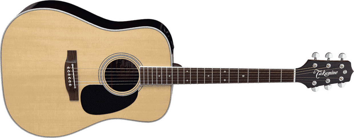 Takamine Glenn Frey Ef360gf Signature Japan Dreadnought Epicea Palissandre Ct4b Ii - Natural Gloss - Guitare Electro Acoustique - Main picture