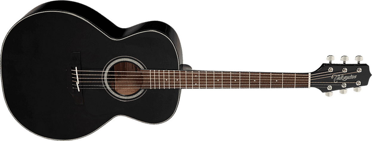 Takamine Gn30-blk Nex Grand Auditorium Epicea Acajou - Black Gloss - Guitare Electro Acoustique - Main picture